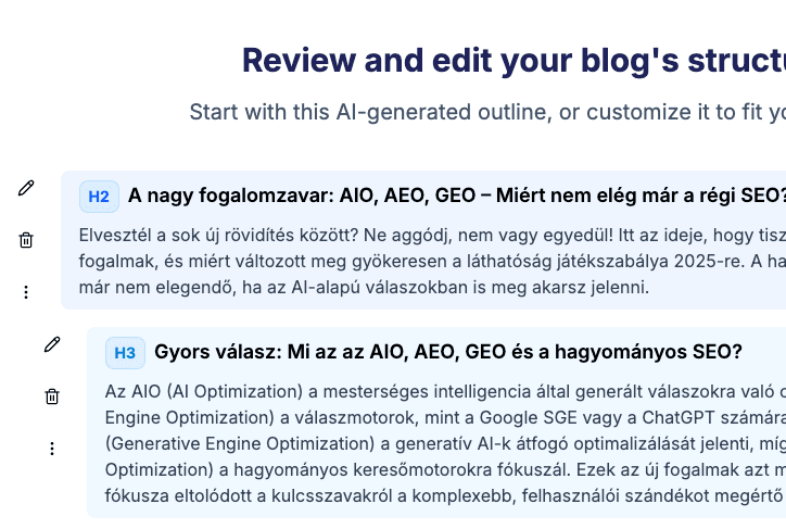 Cikkírás 5 percben: A villámgyors előny